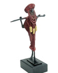 Touareg 25 cm rouge n°1 Bronzes d'Afrique