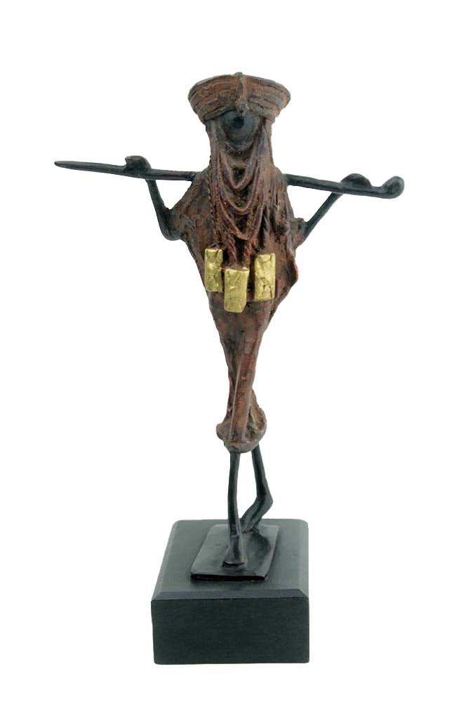 Touareg 25 cm marron n°1 Bronzes d'Afrique