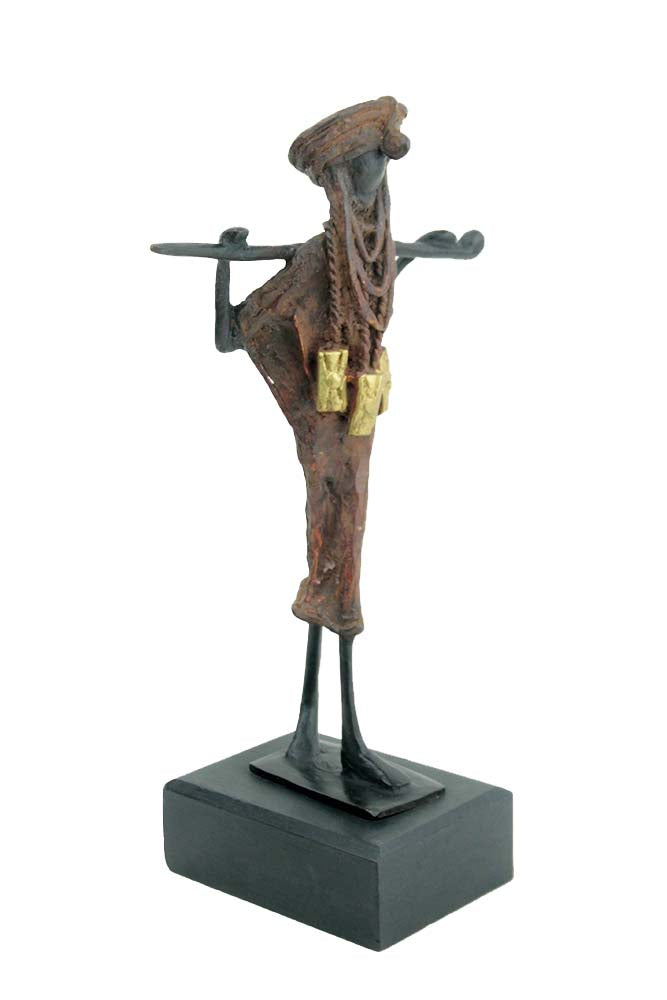 Touareg 25 cm marron n°1 Bronzes d'Afrique