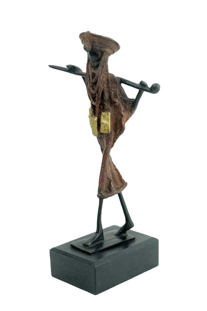 Touareg 25 cm marron n°1 Bronzes d'Afrique