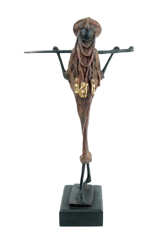 Touareg 35 cm marron n°1 Bronzes d'Afrique
