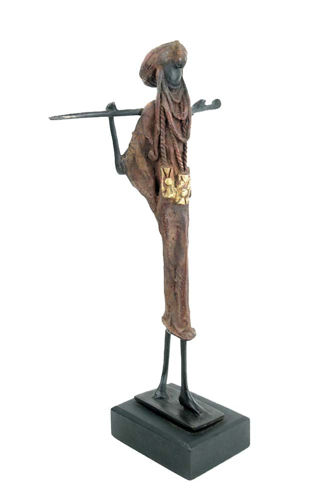 Touareg 35 cm marron n°1 Bronzes d'Afrique