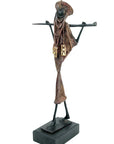 Touareg 35 cm marron n°1 Bronzes d'Afrique