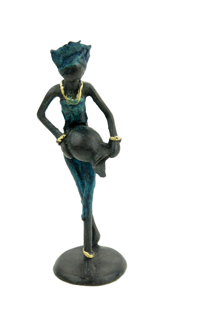 Bronze 15 cm bleu n°43 Bronzes d'Afrique