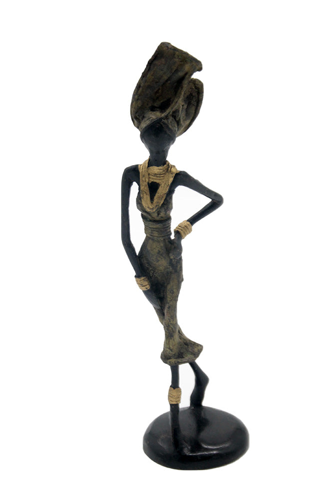 Bronze 20 cm vert n°3 Bronzes d'Afrique