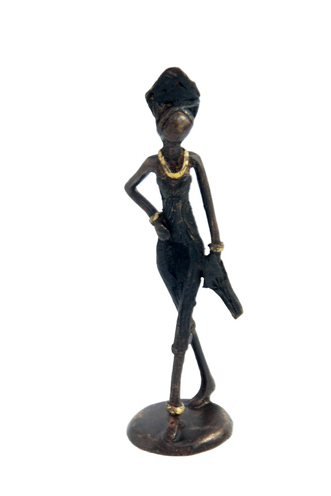 Bronze 15 cm noir n°3 Bronzes d'Afrique