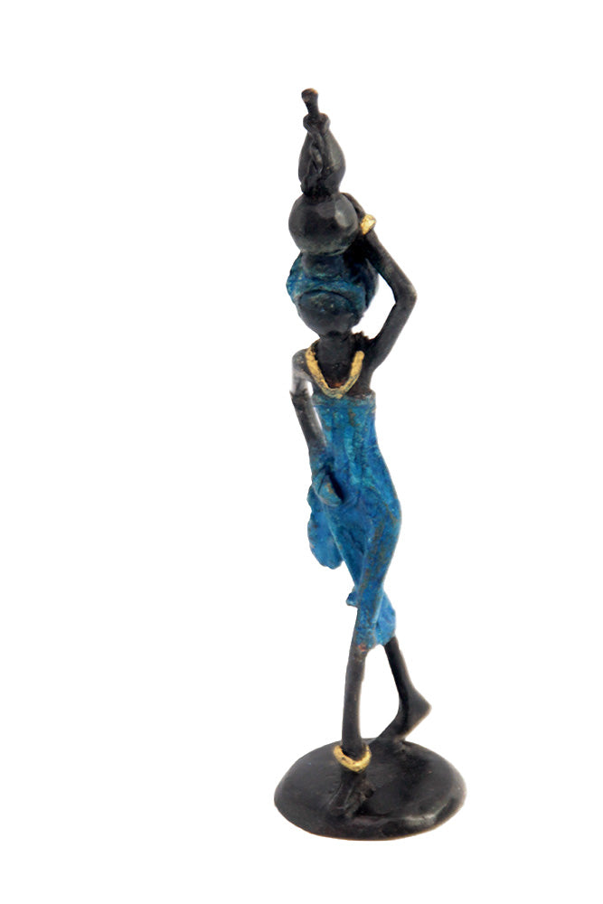 Bronze 15 cm bleu n°32 Bronzes d'Afrique