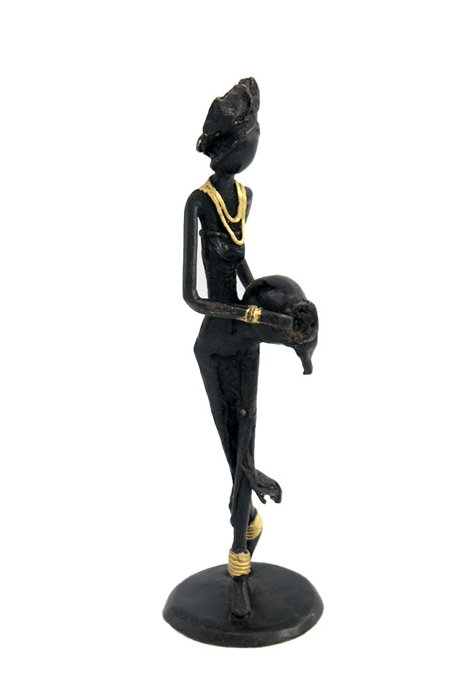 Bronze 25 cm noir n°9 Bronzes d&#39;Afrique