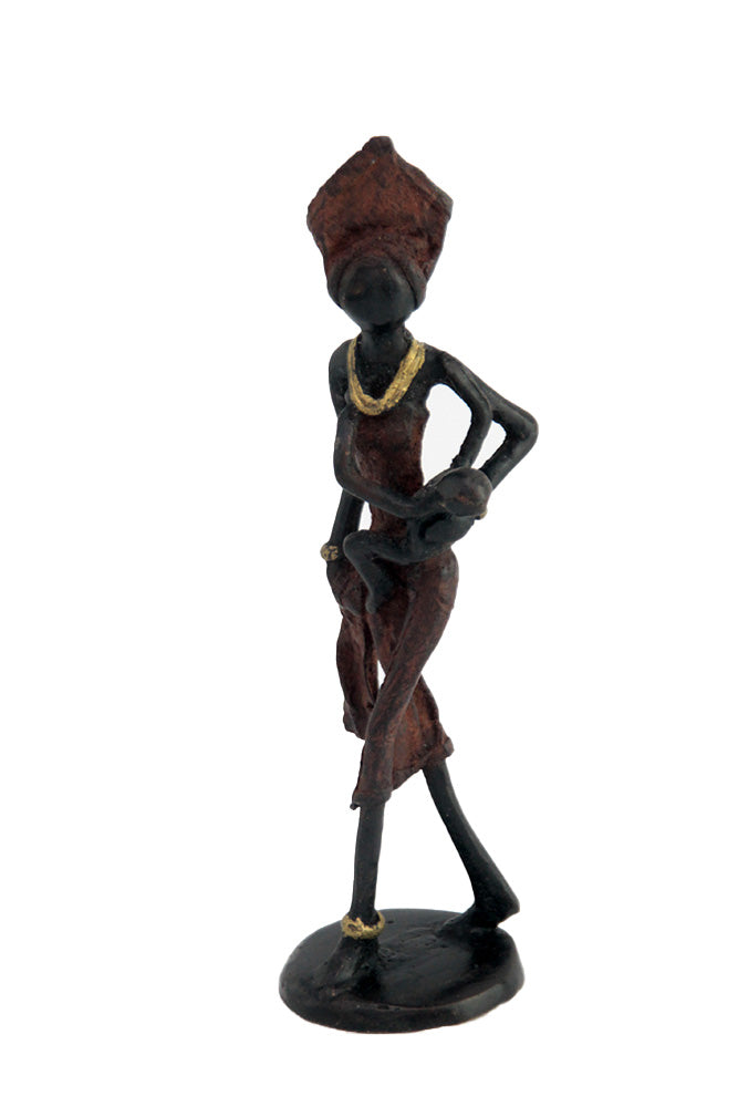 Bronze 15 cm marron n°33 Bronzes d'Afrique